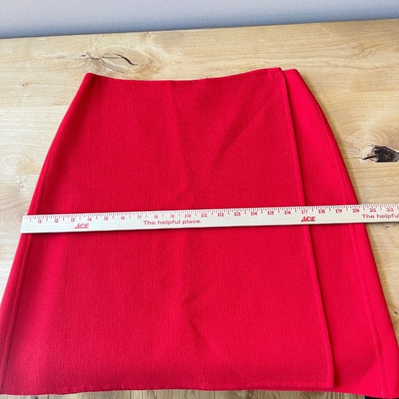 LINDA ALLARD ELLEN TRACY SKIRT 4 PETITE 100% WOOL TRUE WRAP PENCIL CAREER VTG - Picture 8 of 12